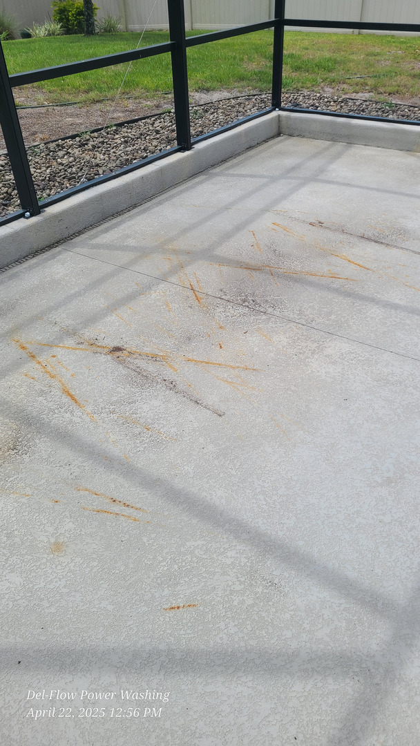 Osteen Power Washing for Paver Rust Removal