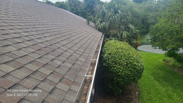 Gutter Cleaning And Debris Removal Service Project in Ormond Beach FL 32174