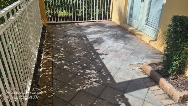 Pressure Washing Patio In Lake Mary Project in Lake Mary FL 32746