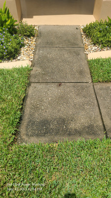 Sidewalk And Driveway Pressure Washing Services Project in Port Orange FL 32128