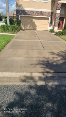 Driveway Cleaning And Soft Washing Services Project in DeBary FL 32713
