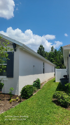 House Washing And Chemical Assisted Cleaning Services Project in DeBary FL 32713