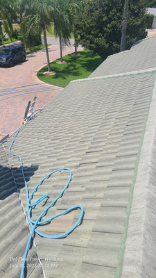 Roof Cleaning Project in New Smyrna Beach FL 32169