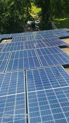 Solar Panel Cleaning Services Project in Winter Springs FL 32708