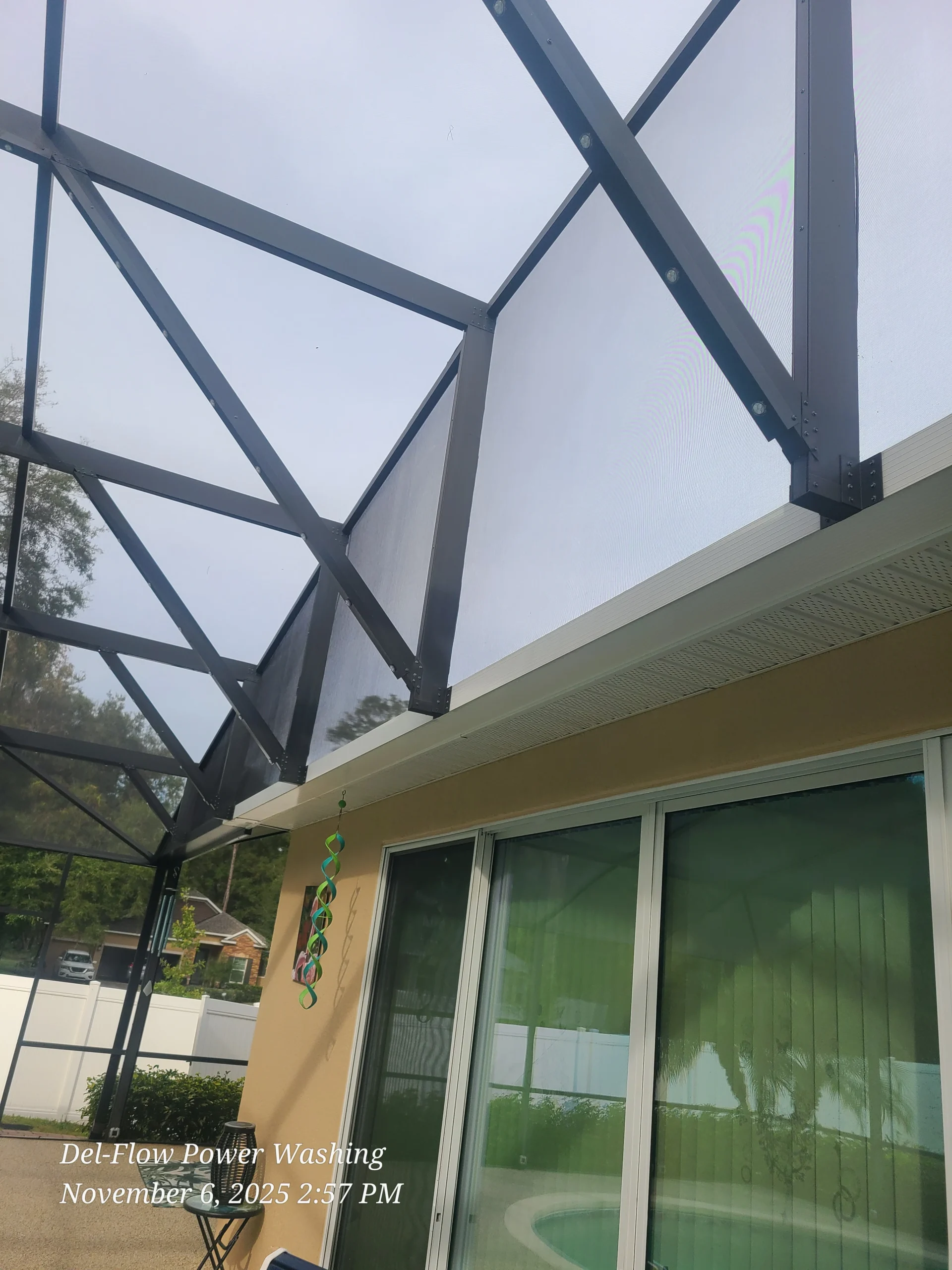 power washing service in progress removing dirt and grime from surfaces enhancing curb appeal in central fl