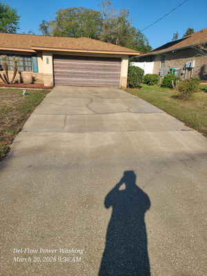 Concrete Surface High-pressure Cleaning Services Project in Deltona FL 32725