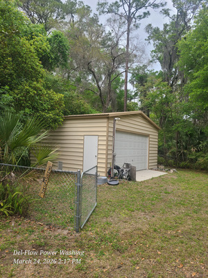 Exterior Cleaning For Residential Property Including Soft Wash Project in DeLand FL 32724