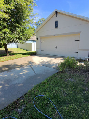 Driveway Cleaning And Surface Grime Removal Project in DeLand FL 32724