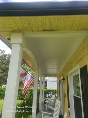 Soffit And Trim Cleaning Services Project in Sanford FL 32773