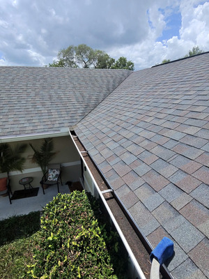 Gutter And Downspout Cleaning Service Project in Deltona FL 32738