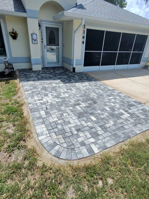 Paver Sealing And Restoration Service Project in Deltona FL 32738