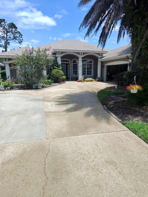 Driveway And Walkway Cleaning Services Project in DeBary FL 32713