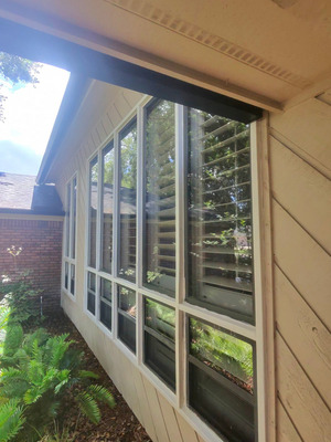 Exterior Window Glass Cleaning Project in Longwood FL 32779