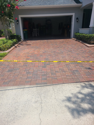 Paver Resealing And Surface Cleaning Service Project in DeLand FL 32724