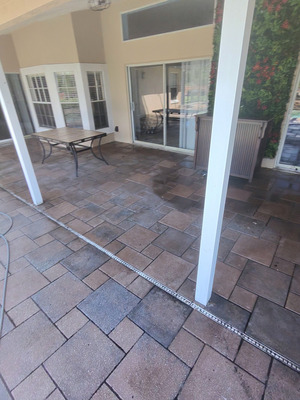 Pool Deck Jetting And Drainage Assistance Service Project in Lake Mary FL 32746