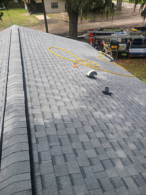 Roof Cleaning And Gutter Cleaning Services Project in Sanford FL 32771