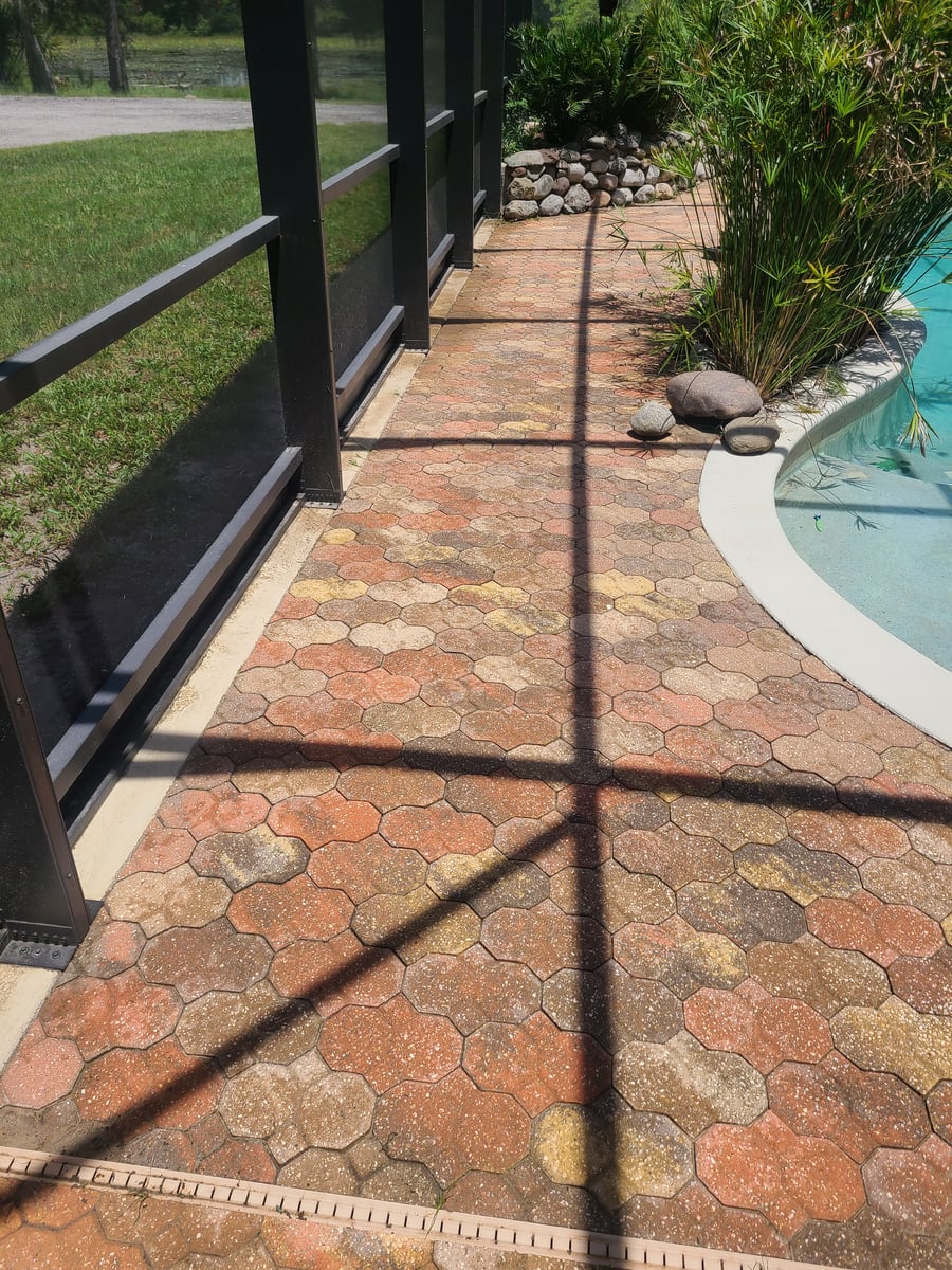 Pool deck and patio surface cleaning and maintenance Deltona FL 32738