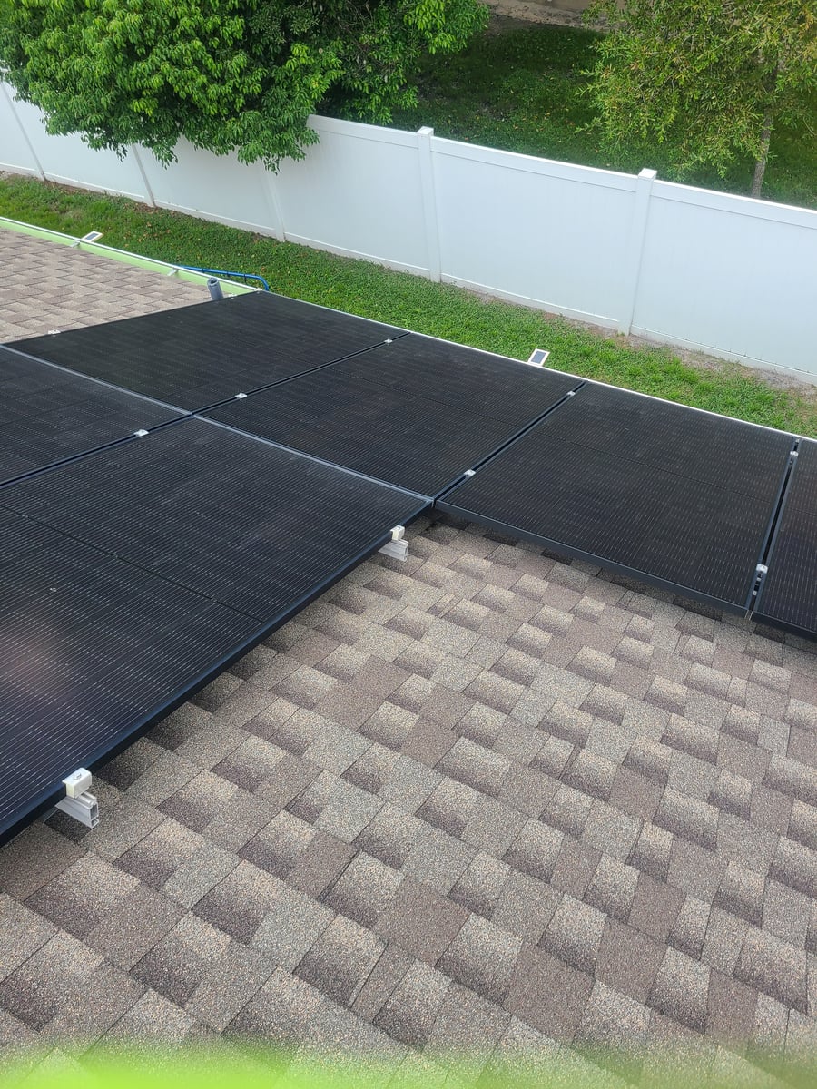 Professional purified water solar panel cleaning for efficiency