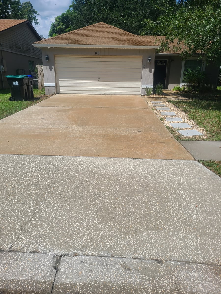 Roof soft washing and full exterior surface cleaning