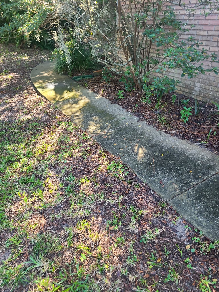 Driveway and walkway pressure washing and surface cleaning