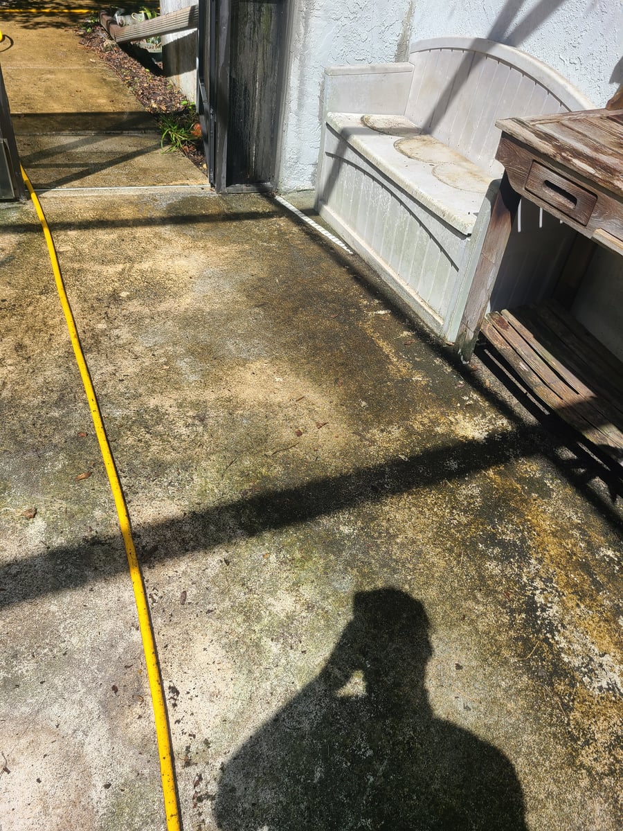 Driveway and walkway pressure washing and surface cleaning