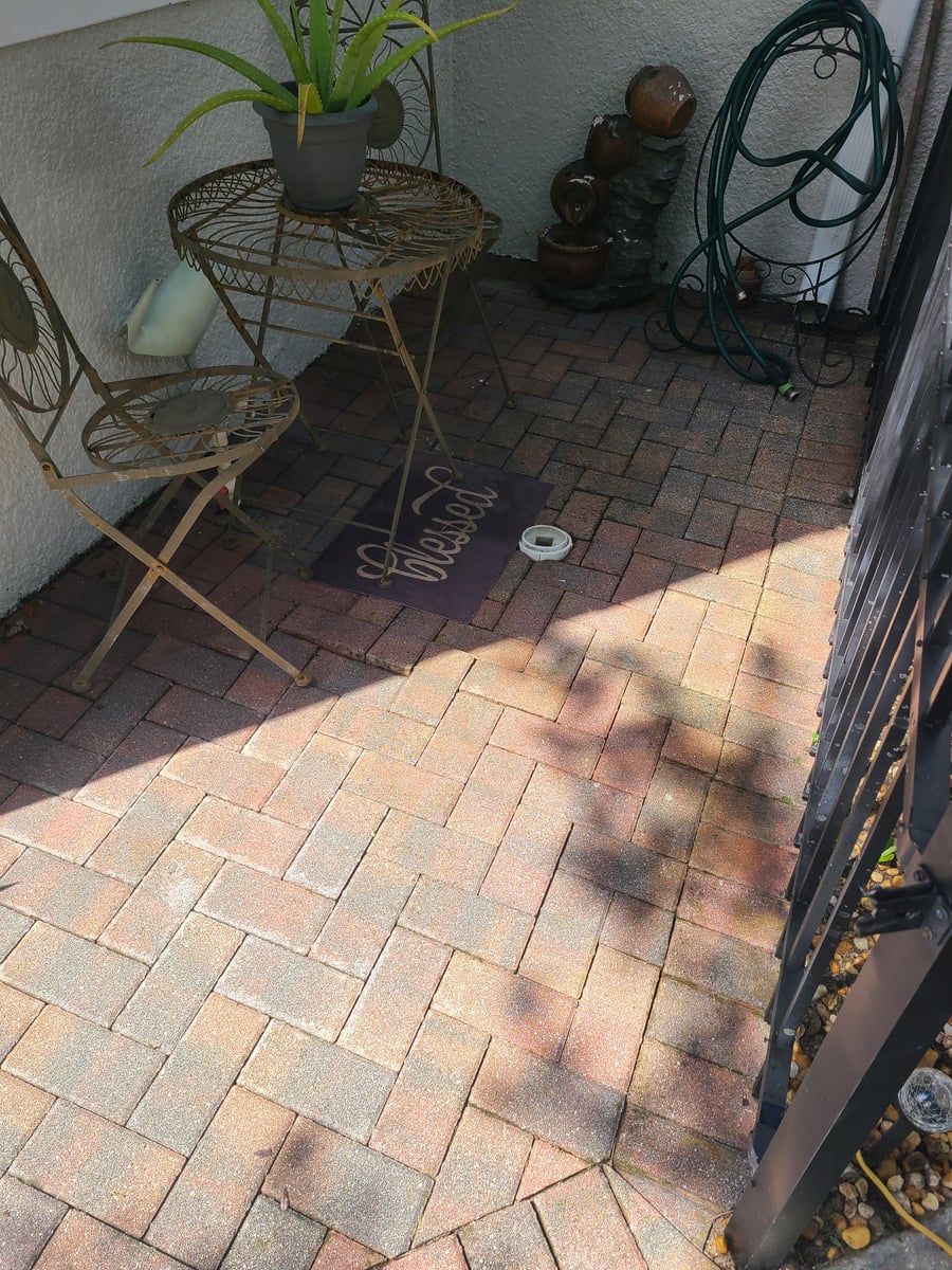 Driveway and walkway pressure washing and concrete surface cleaning